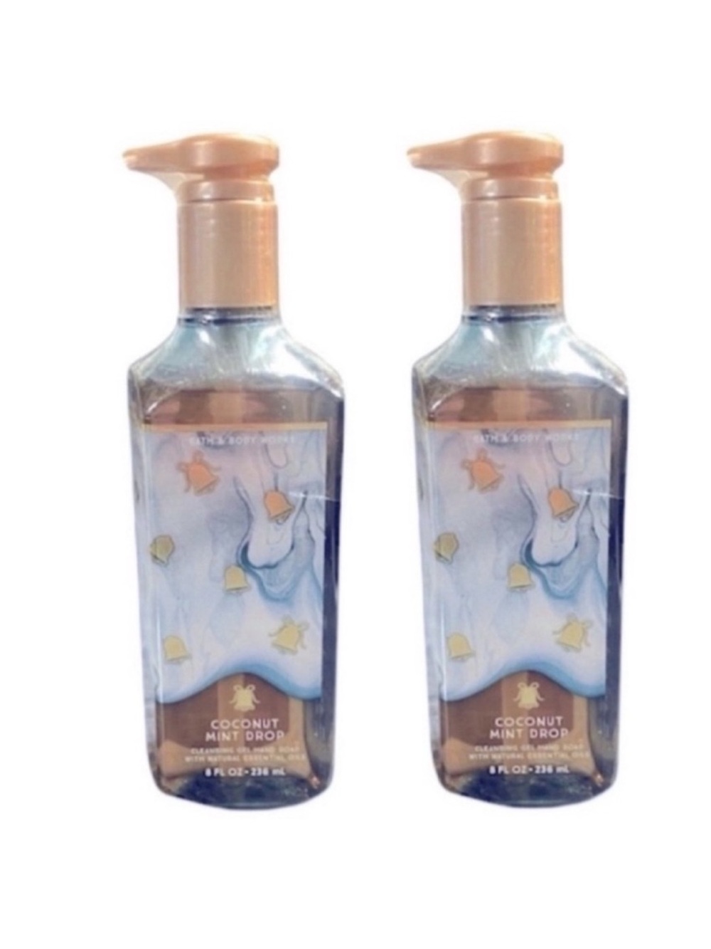 2 Coconut Mint Drop Hand Soap